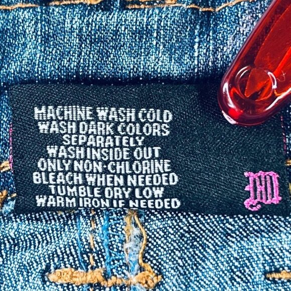 Makaveli Juniors Tupac Shakur  Jeans Size 13 Vintage Streetwear Rap Hip Hop - Picture 15 of 16